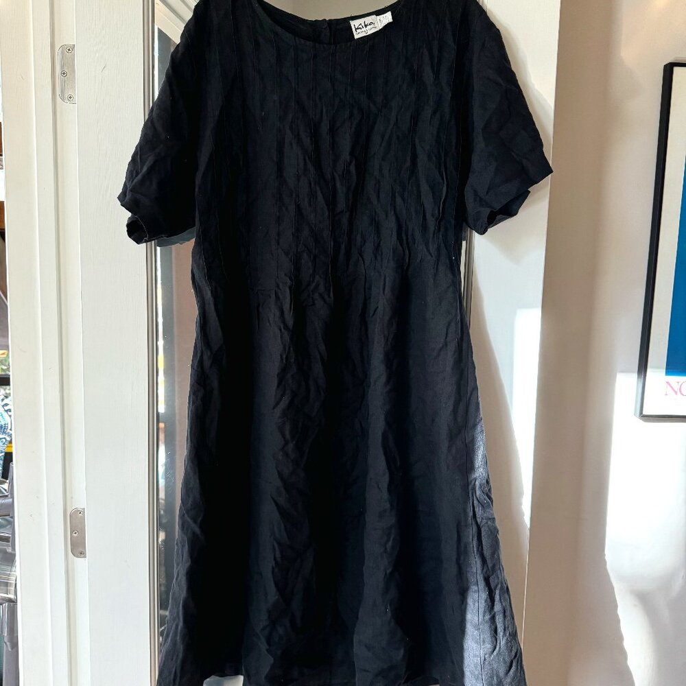 Kiko Linen Short Sleeve Dress